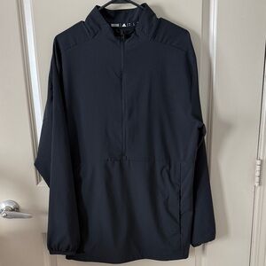 Adidas Men's Black Windbreaker Jacket